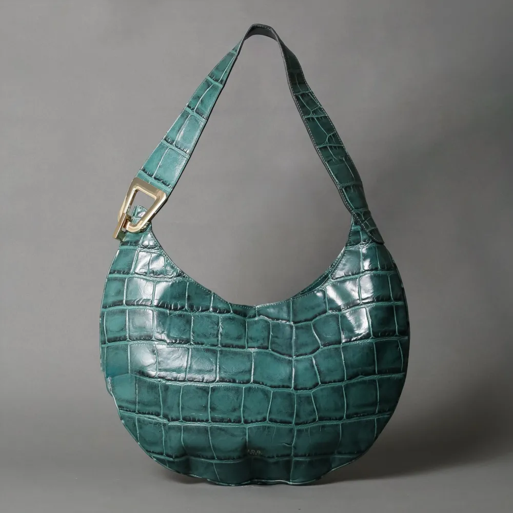 N.D.B Bags Ines Croc Green| Bags