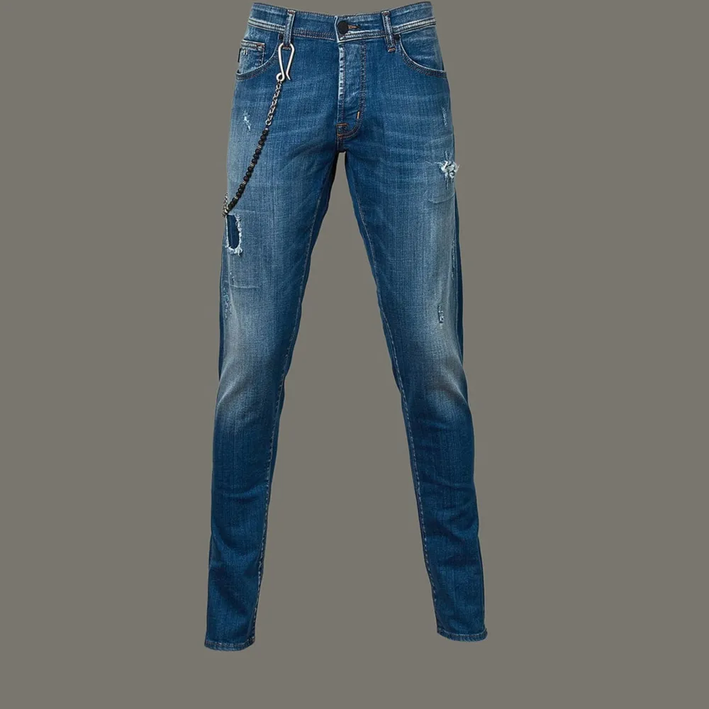 Tramarossa D436 Blue Ripped| Men'S Clothing